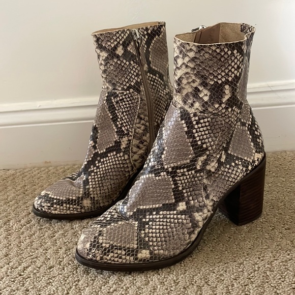 Snakeskin Steve Madden Boots - Picture 1 of 2